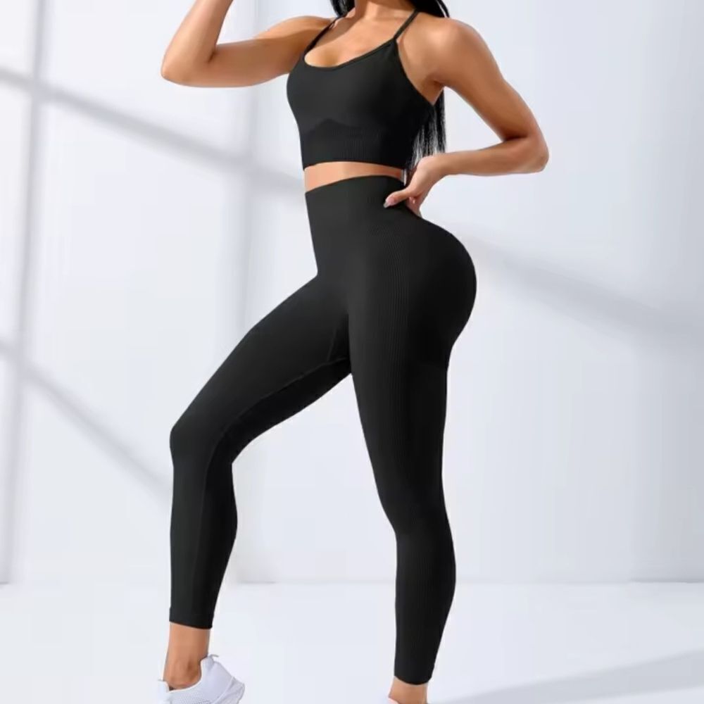 Women's Black High-Waisted Leggings